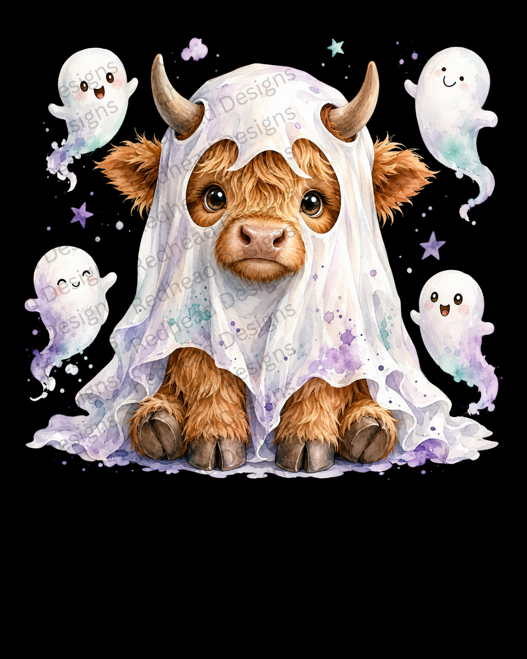 Ghost Highland Cow