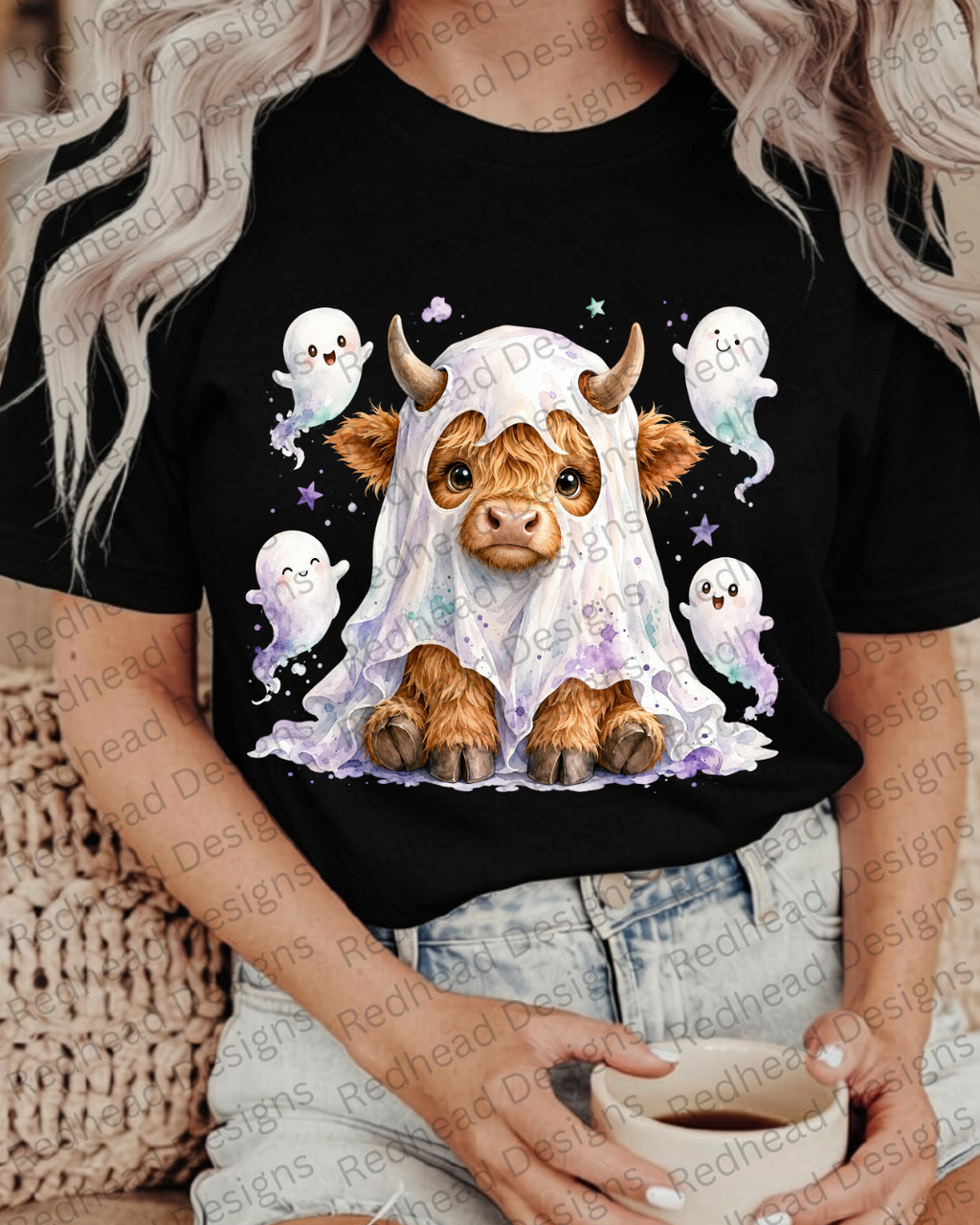 Ghost Highland Cow