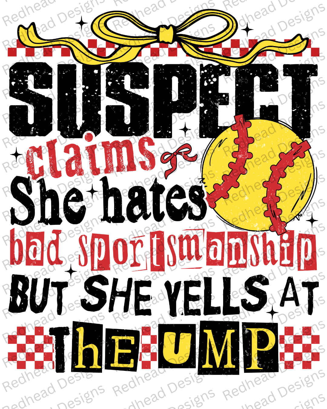 Suspect Claims She Hates Bad Sportmenship