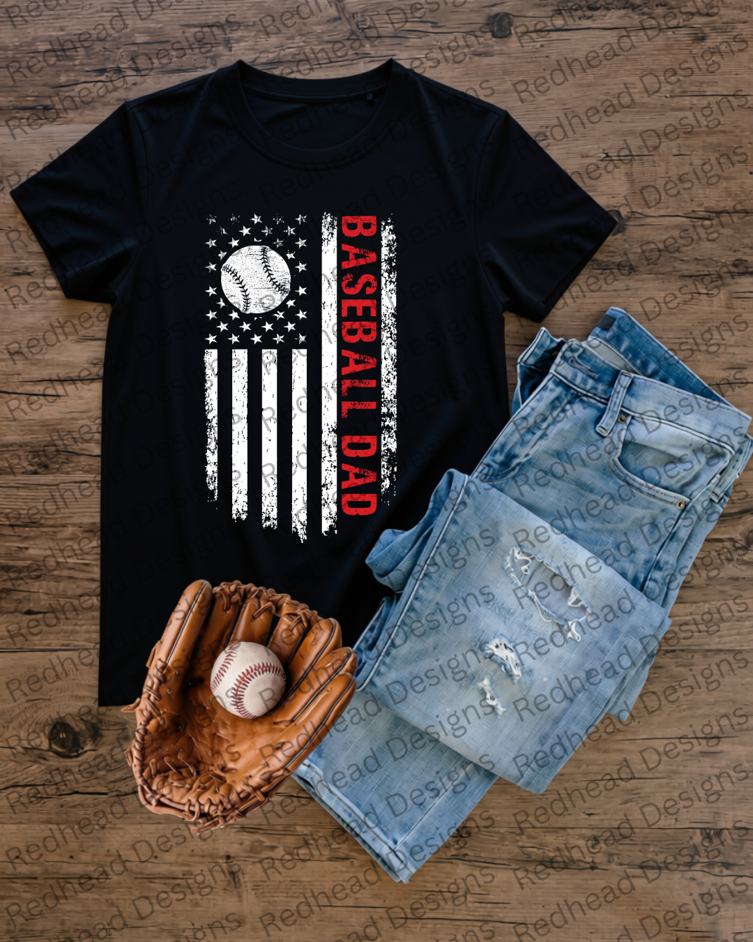 Baseball Mom& Dad Flag