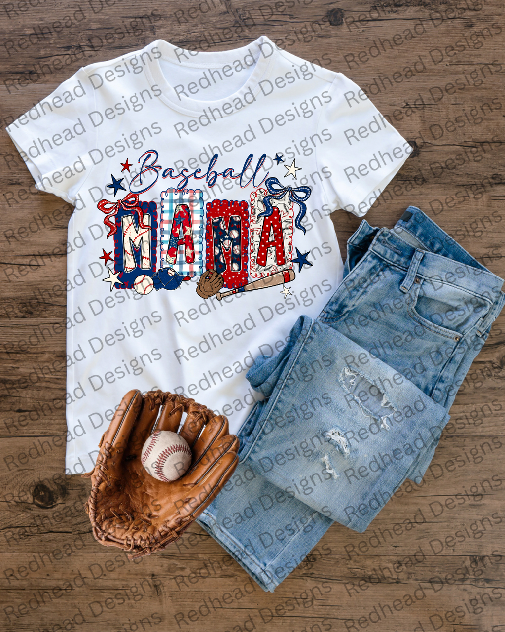Baseball Mama Tee