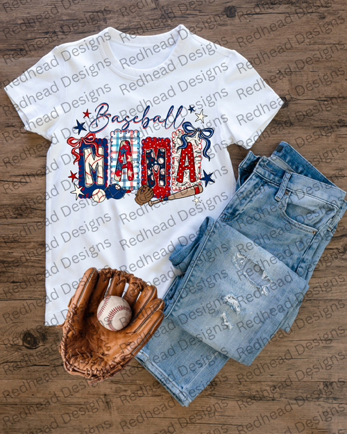 Baseball Mama Tee